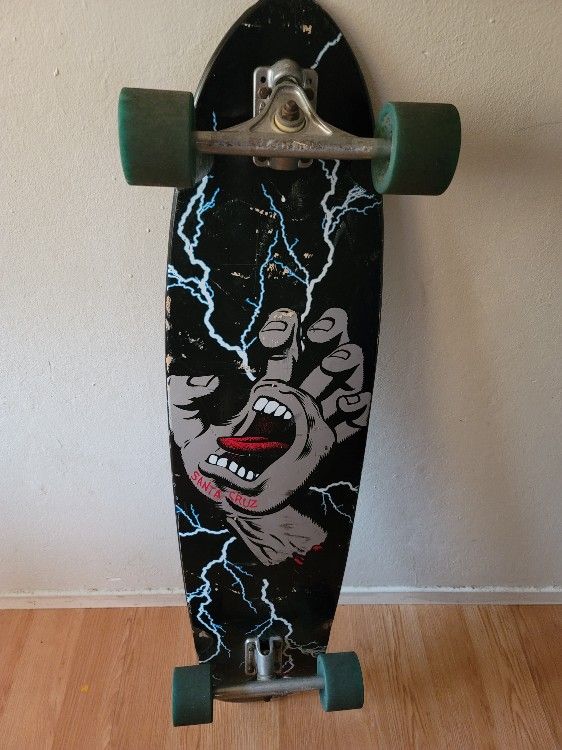 Rare Santa Cruz Longboard Skateboard