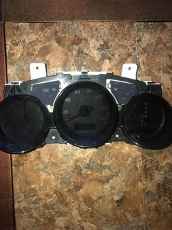 Lexus ES instrument cluster