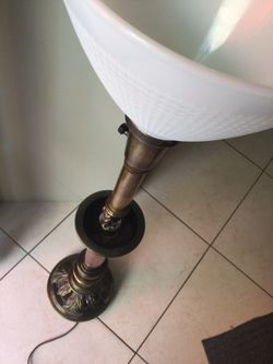 Brass Vintage Floor Lamp$35