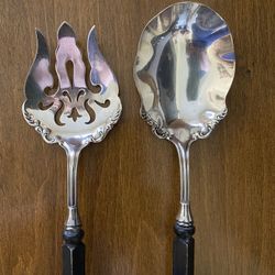 Silver Plated Fork And Spoon