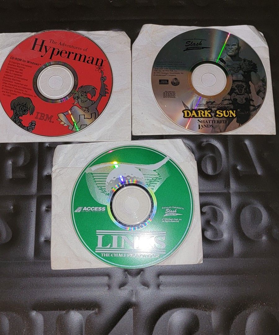 3 Vintage PC Games