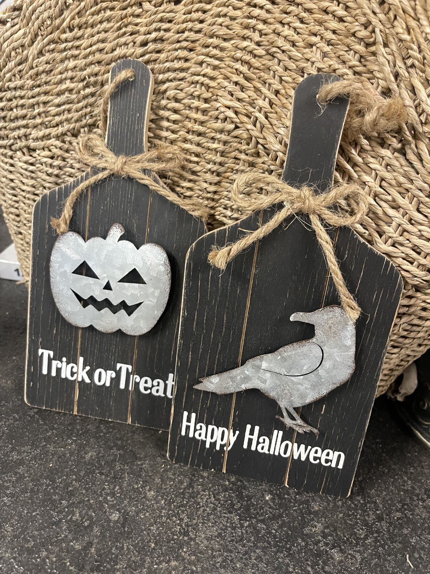 Halloween Sign Decoration