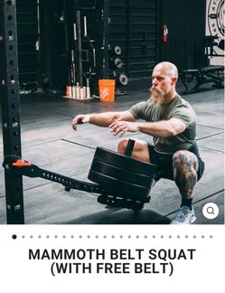 Fringe sport belt squat with Stand