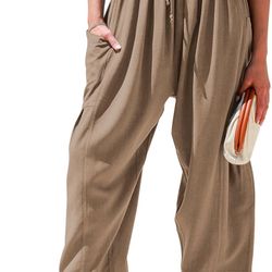 Linen blend Pants 