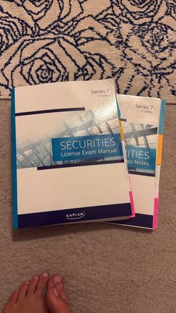Series 7 Kaplan Textbook and Class Notes