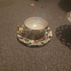 Royal Sealy China Teacup And Plate Set