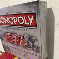 Monopoly The Walking Dead Game board 