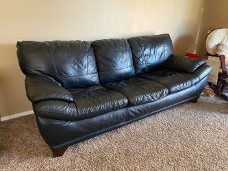 Real Leather Couch Set