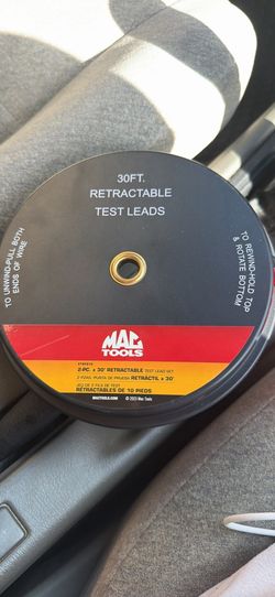 Mac tools 30ft retractable test leads
