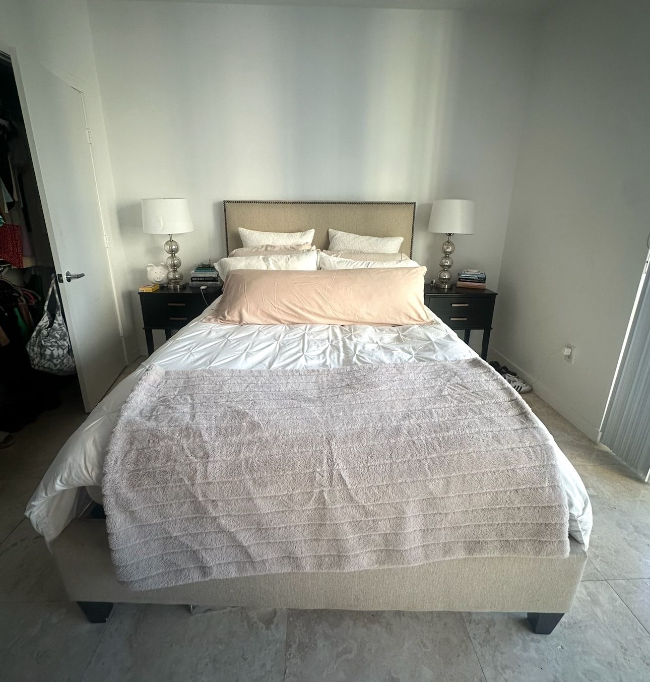Mattress And Spring box $199 Plus Bedframe
