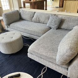 L Shape sofa $360 With free Center Console 