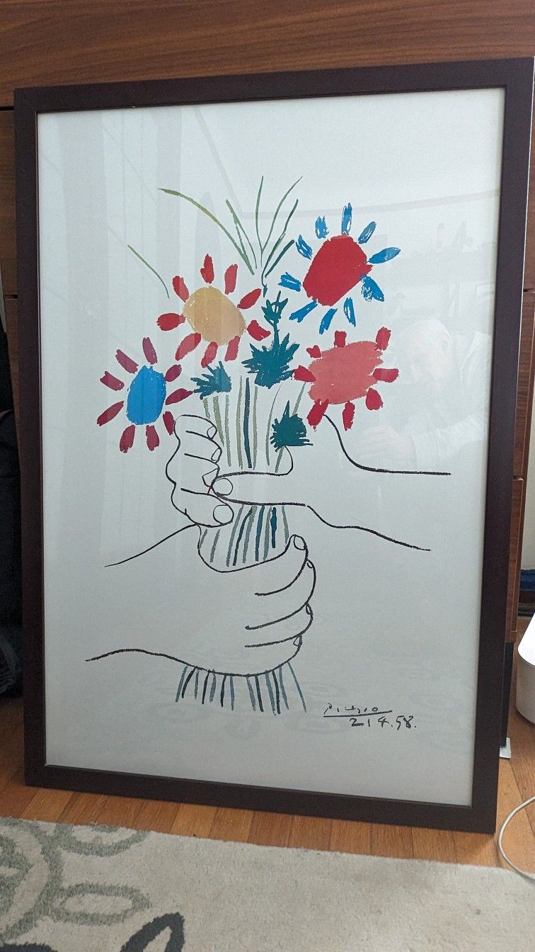 Framed Picasso Poster