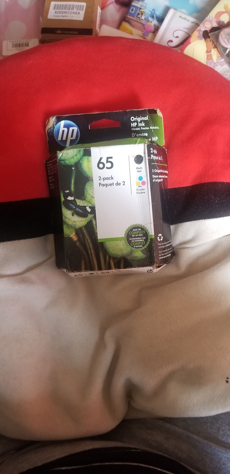 HP Ink 65 Type 2-Pack of Black and Tricolor Ink