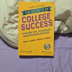 Third Edition The Secrets Of College Success