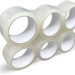 Packing Tape, Heavy Duty, 6 rolls