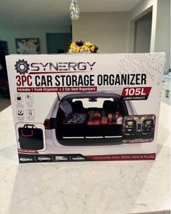 Synergy 3 pc car storage organizer