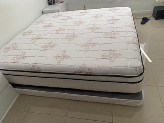 New king mattress and box springs