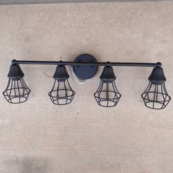 Metal Light Fixture For Sale