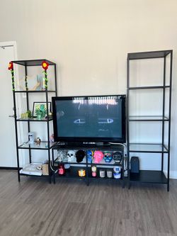 Tv stand and side shelves