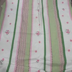 Set of 2 Twin Floral Embroidered Quilt and Sham Set Similar to Pottery Barn 