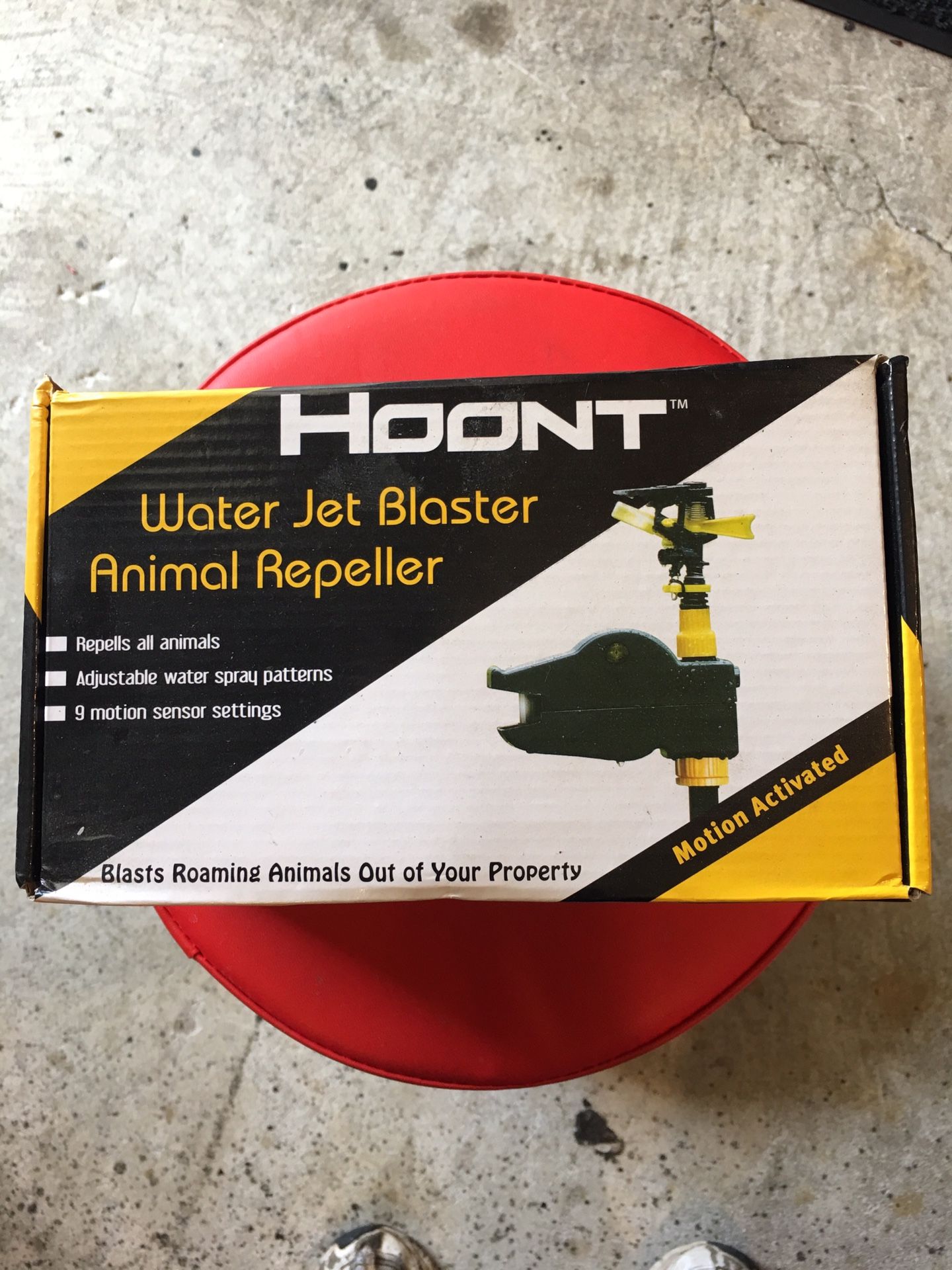 Motion Detector Water Jet Blaster Animal repeller