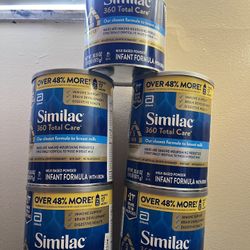 5 Big Cans Of Similac 360 Total Care, For A Nice And Affordable Price!