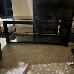 Great Glass Entertainment Center For Sale.