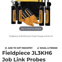 Field piece Job link probes, charge and air kit
