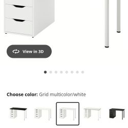 Ikea Alex Drawer Desk Vanity