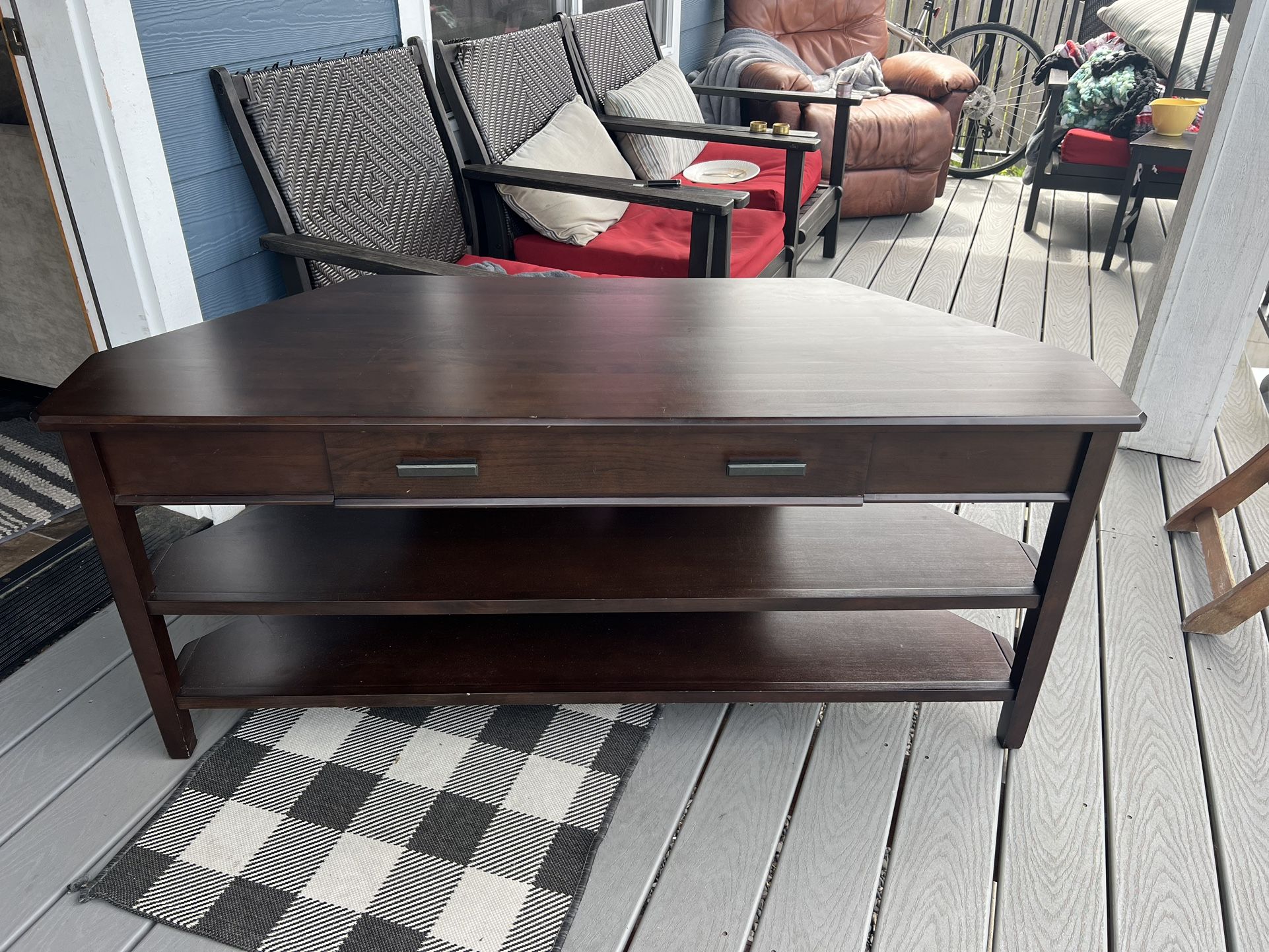 Wood Entertainment Center