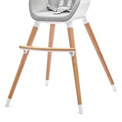  KinderKraft Fini Highchair 2 in 1 toddler kid white grey convertible