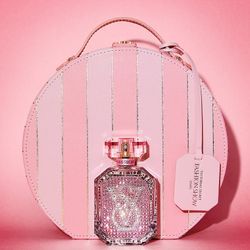 Victorias Secret "Runway-bombshell" Swarovski Perfume  W/Travel Case 