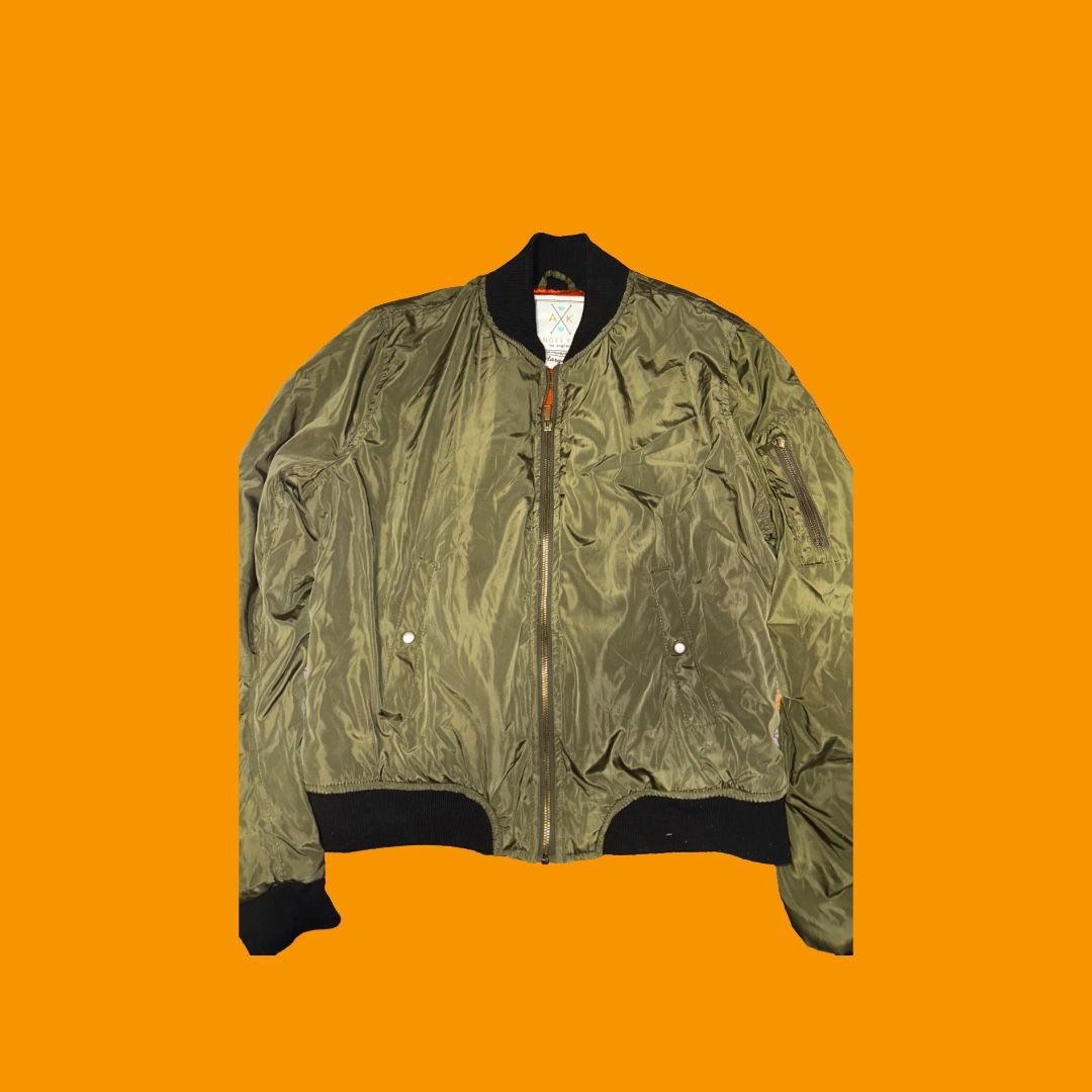 Green Bomber Jacket