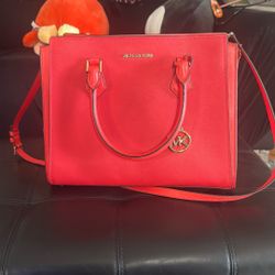 Michael Kors Red Handbag