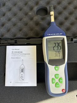 Traceable / Digi-Sense Professional Thermohygrometer 20250-21 w/ Hard Case