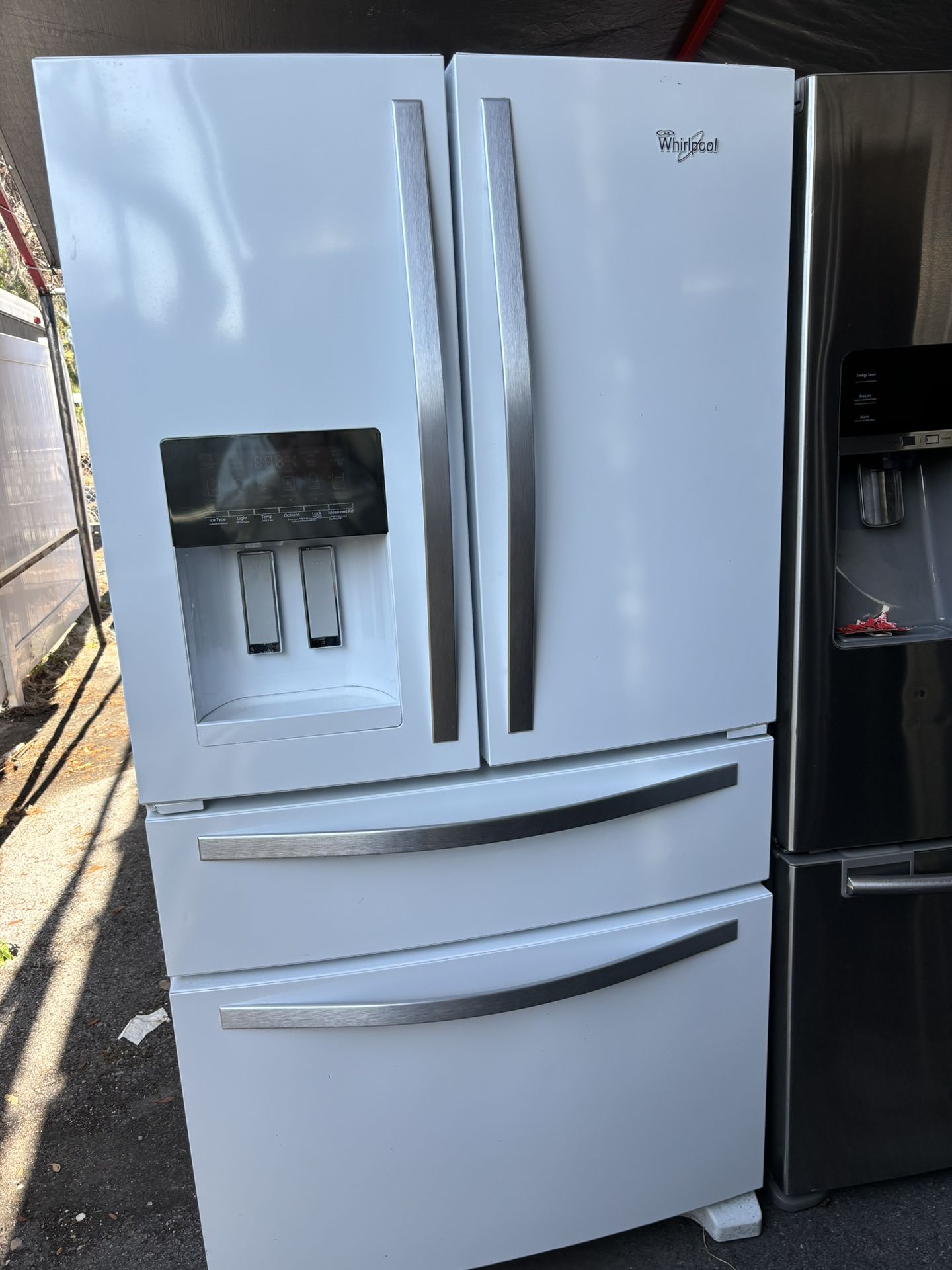 Whirlpool White 4 Door Refrigerator 