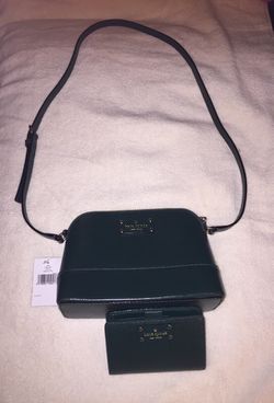 Authentic Kate Spade shoulder strap bag and matching wallet-Brand New!!