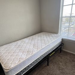 2 mattresses and a stand for sale