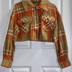 Brown And Burgundy Women’s Top