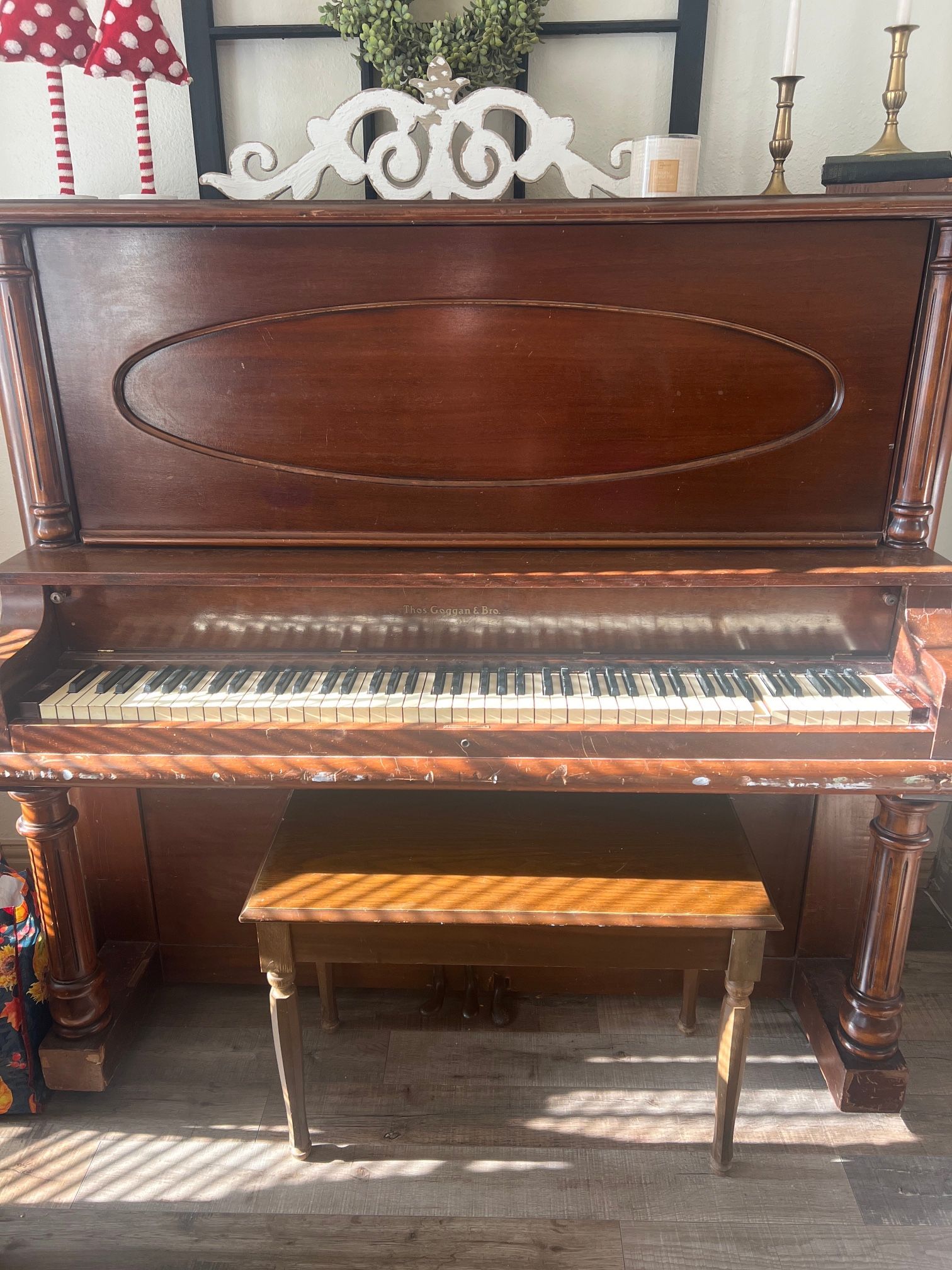 1911 Upright H.P Nelson Piano Co Piano