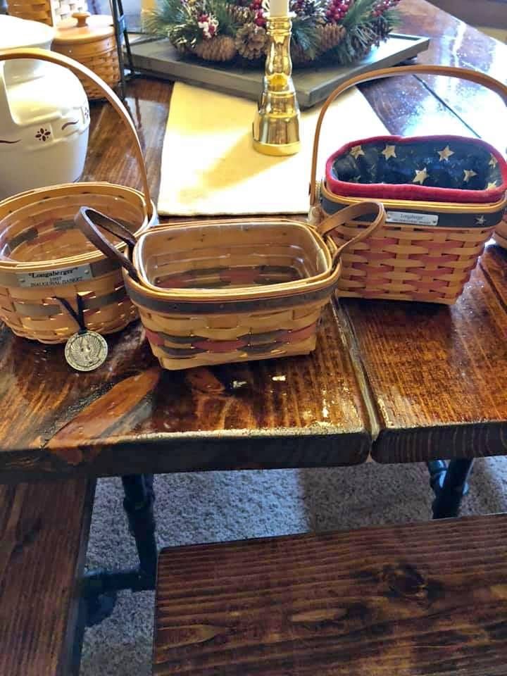 Rare Longaberger Americana Baskets