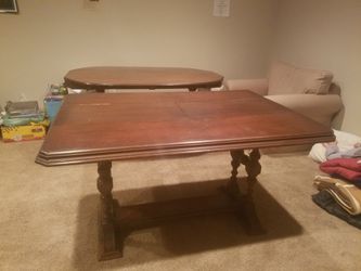 2 antique tables or both for cheap!