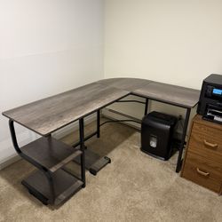 Desk L Shape Reversible 