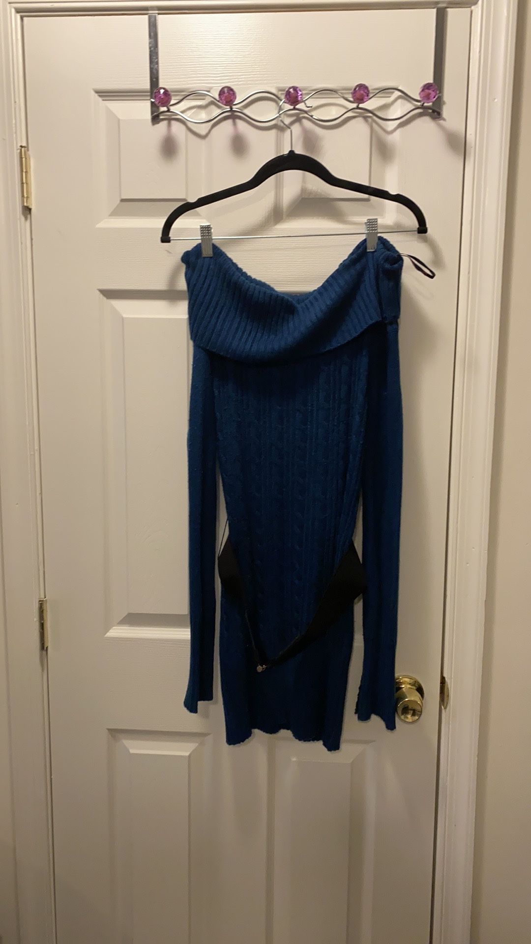 Off Shoulder Sweater Dress