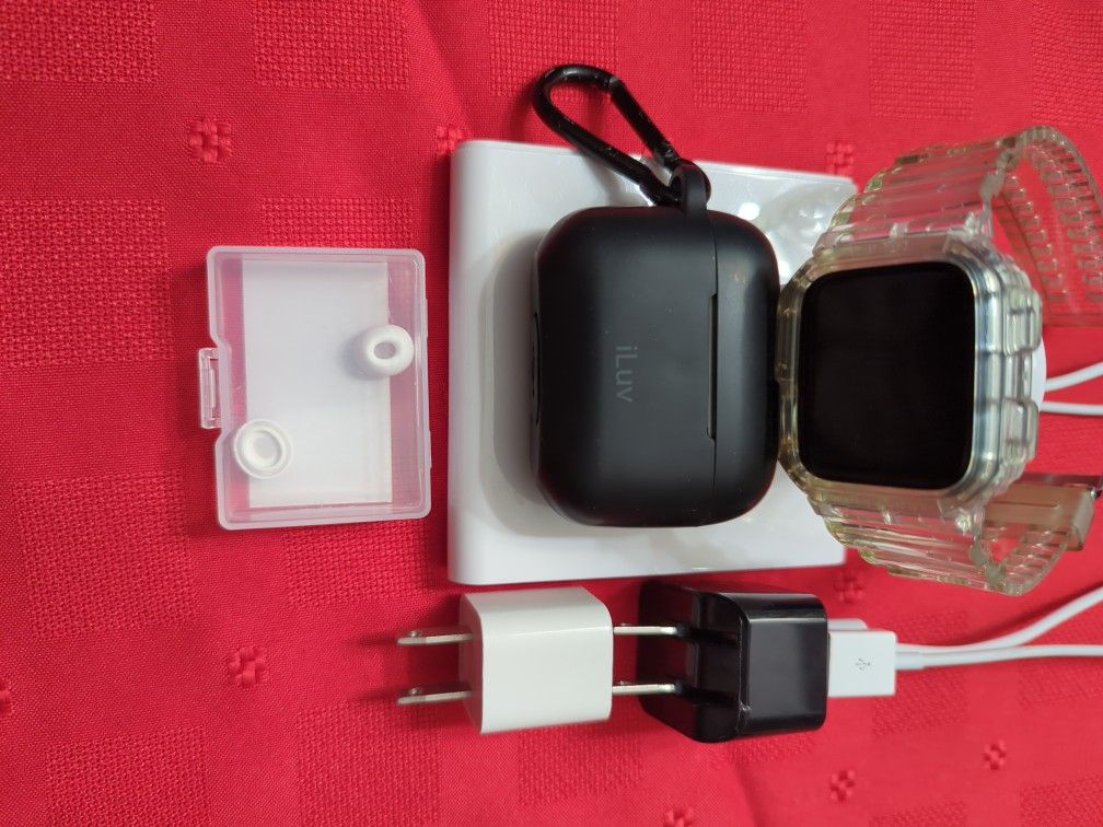 Apple Watch Series 4, Apple AirPods Pro 1st Generation with Wireless MagSafe Charging Case