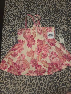 Size 4t summer floral top new