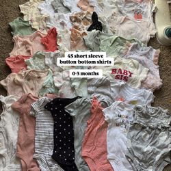 Baby Girl 0-3 Month Clothes 