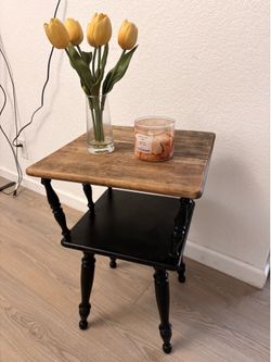 Wooden end table