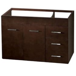 Ronbow 011231-L-H01 Bella Wall Hung 31" Wall Mount Bathroom Vanity Dark Cherry