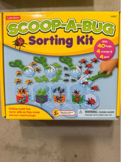 Lakeshore Learning Scoop-A-Bug Sorting Kit - Like New Complete Set